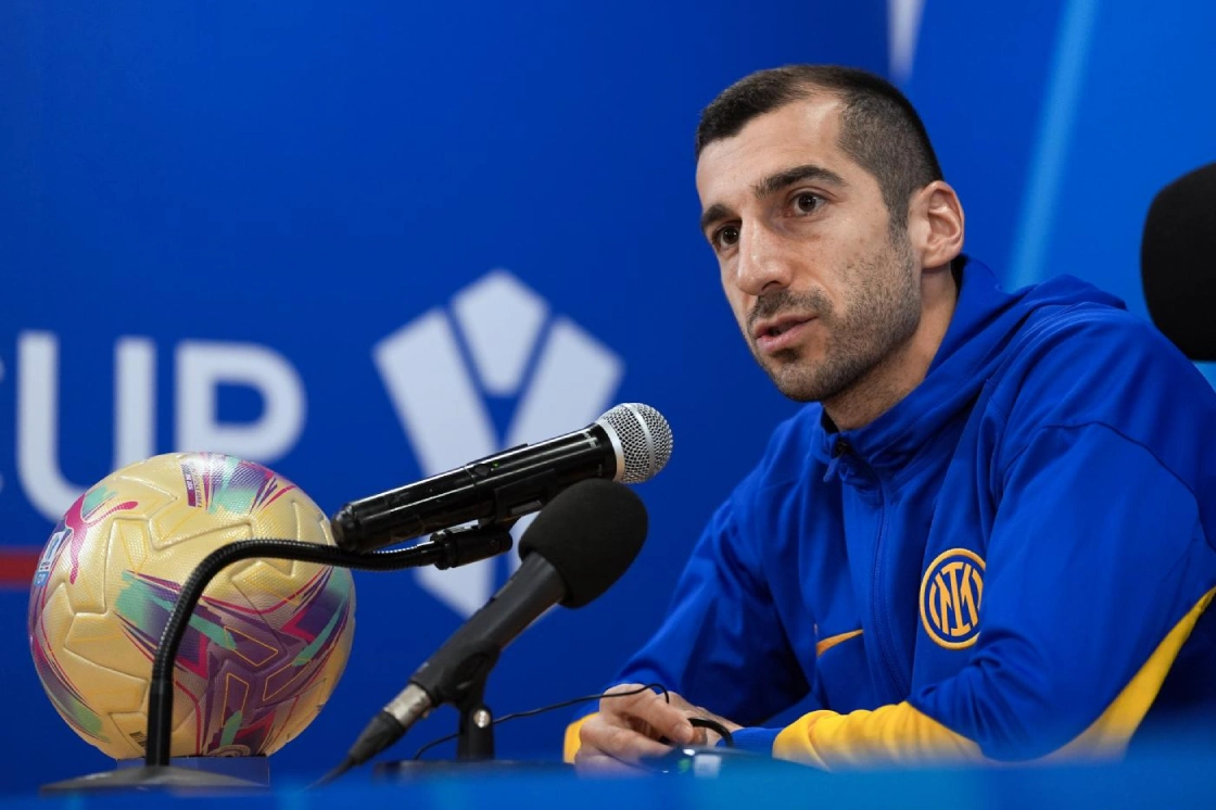 Henrikh Mkhitaryan Inter Atalanta conferenza stampa Supercoppa 2025